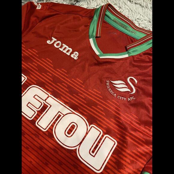 Swansea City 2017/18 Match Issue Jersey English Premier League Player Spec - Picture 2 of 5